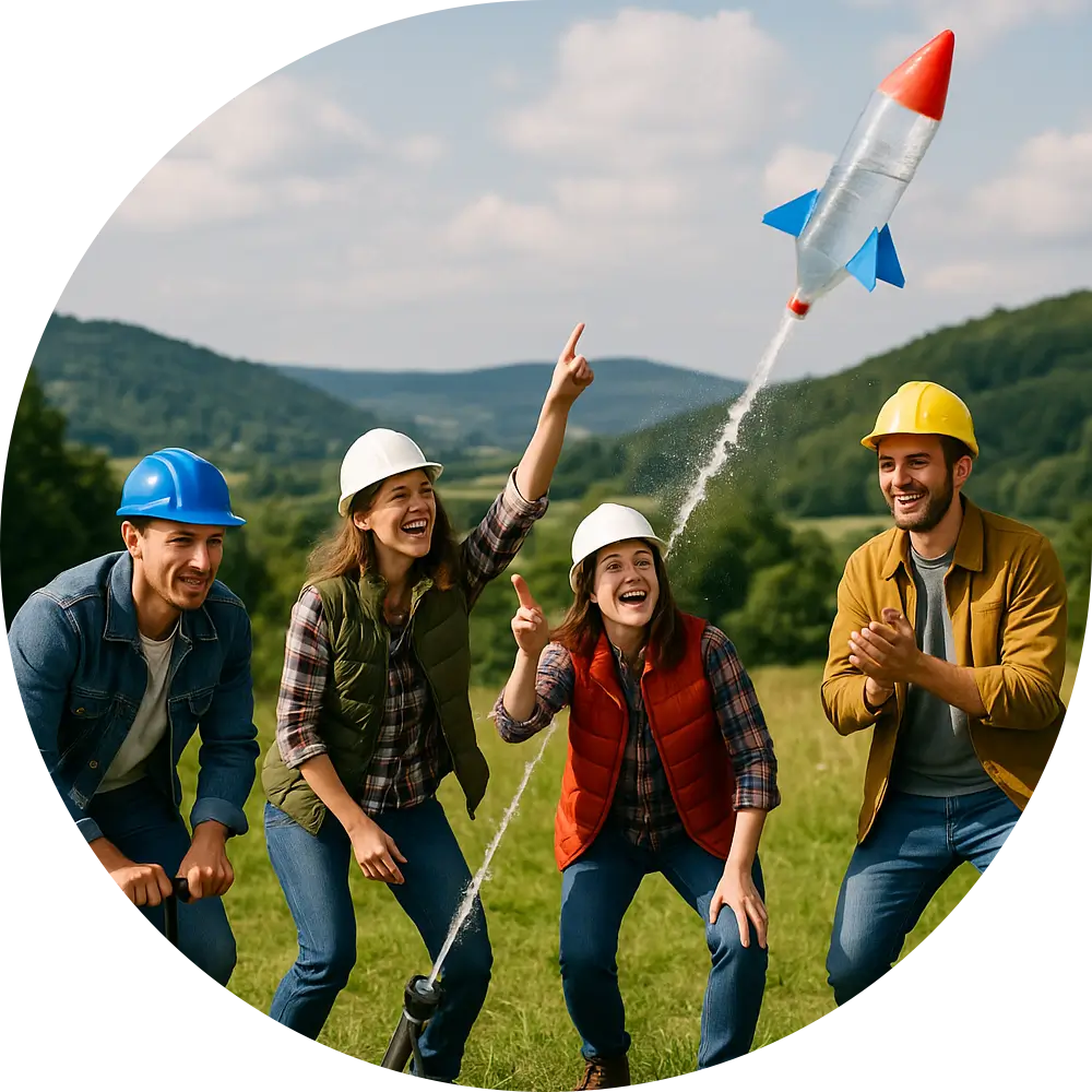 Imprezy integracyjne Poznań - Kosmiczne Rocket Power